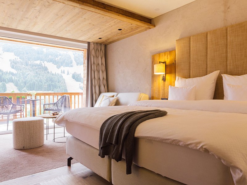 Doppelzimmer im Hotel in Zöblen, Tannheimer Tal Doppelzimmer im Hotel in Zöblen, Tannheimer Tal